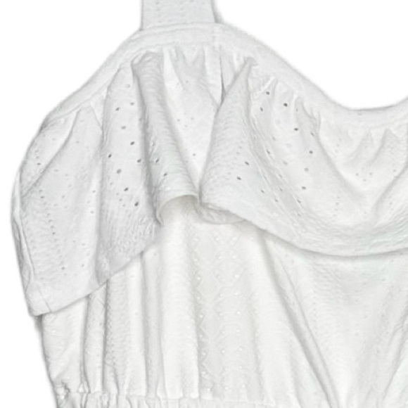 NWT Alyson Parker White Strappy Maxi Dress Size Large - Picture 2 of 8